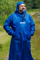 215 Куртка типа анорак с полукомбинезоном из ткани курточной синей